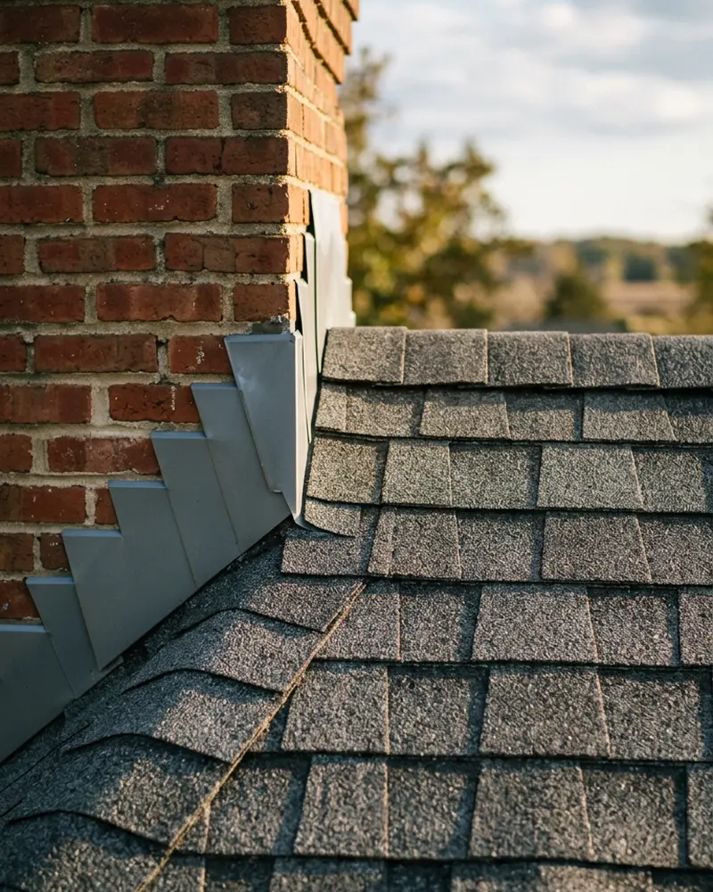 Close-up of Storm Damage Repair work by Beardman Building Services in Placida
